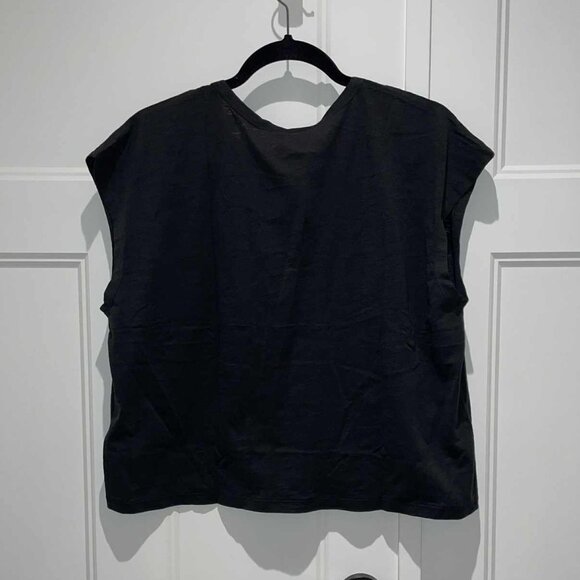 ATHLETA Classic Slub Tee – NWT – Size M (loose fitting) - BLACK - Picture 6 of 6
